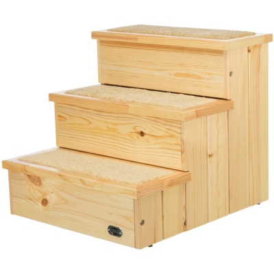 Стълби борова дървесина40 × 38 × 45 см, до 50 кг