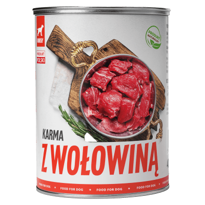 Консерва за възрастни кучета с говеждо месо