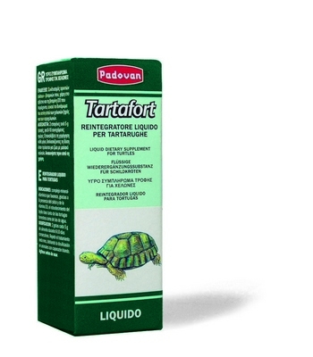 Padovan Tartafort – течна витаминна добавка за водни и сухоземни костенурки, 30 мл.