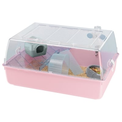 MINI DUNA HAMSTER - КЛЕТКА ЗА ХАМСТЕРИ ОБОРУДВАНА 55Х39Х27