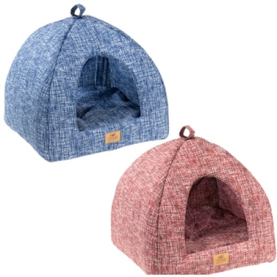 TIPI LARGE COTTON -ГОЛ. КЪЩ. ОТ ПАМУЧ. ПЛАТ  MELAN-BLUE 44Х44Х38