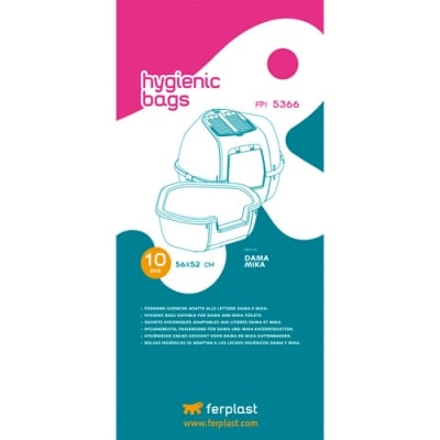 FPI 5366 HYGIENIC BAGS (X10)- ТОРБИЧКИ ЗА ЪГЛОВИ ТОАЛЕТНИ DAMA И MIKA