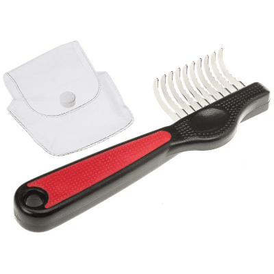 GRO 5968 -ДЕТАЙЛИРАЩ ГРЕБЕН С МЕТАЛНИ ЗЪБЦИ И ПЛАС