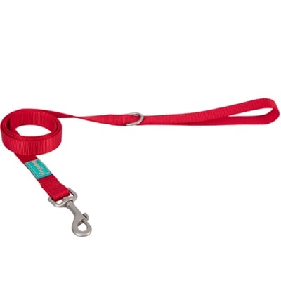 Basic Nylon Leash RED 20mm - повод 20/120 - червен