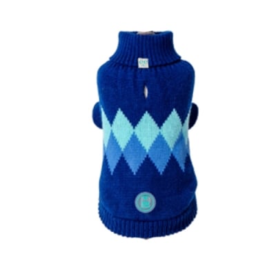 Blue Rhombus Sweater 35cm