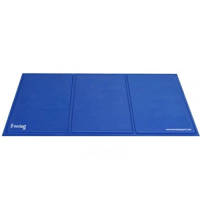 FreeDog Cool Bed Blue - Охлаждащо легло за кучета с пяна - синьо 90x50cm