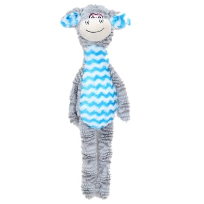 Dog Toy 45cm - плюшено магаре със звук - синьо