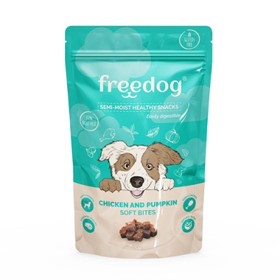 Freedog Snack Semi-Moist Chicken & Pumpkin 100gr