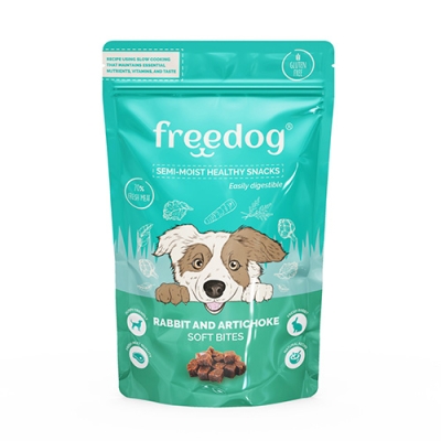 Freedog Snack Semi-Moist Rabbit & Artichoke 100gr