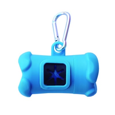 Dog Bag Dispenser Blue- Диспенсер за пликчета с карабина,син