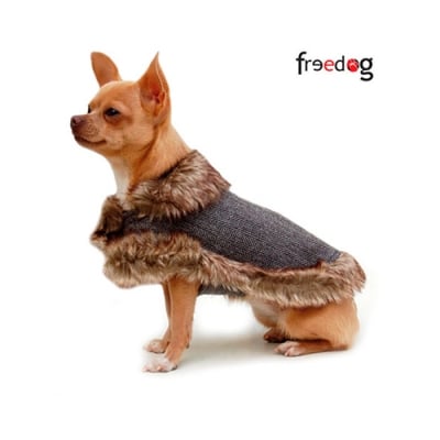 Палто Dama  сиво T-30