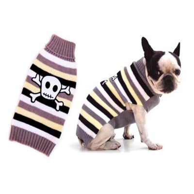 Jersey Crossbones 15cm - Пуловер Сив-Череп 15см.