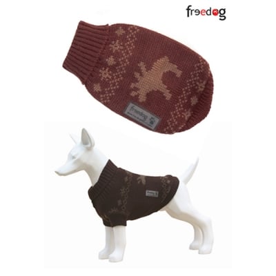 Jersey Elk color Marron 15cm - тъмно кафяв пуловер 15см.