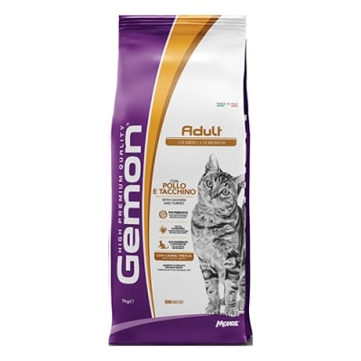 7264  GEMON CAT Chicken&Turkey  7 kg-пиле и пуйка /котки /