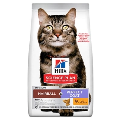608546 SP Cat Adult Hairball&Perfect Coat 6+1 kg с пилешко   КОТКА