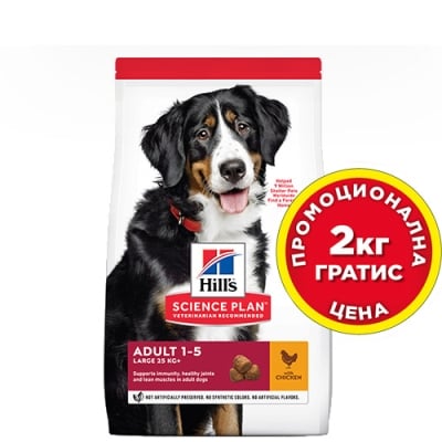 604387 SP Dog  Adult LARGE Chicken 12+2kg с ПИЛЕ КУЧЕ