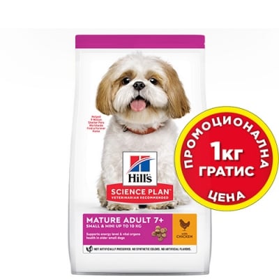 604321 SP Dog MATURE SMALL&MINI Chicken 5+1kg  с ПИЛЕ КУЧЕ