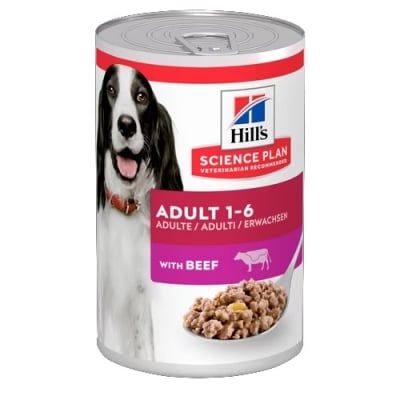 607096 Консерва SP CAN Dog Adult  BEEF с ТЕЛЕШКО  370g КУЧЕ