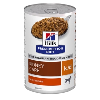 PD CAN Dog k/d - Диетична храна за кучета в зряла възраст с бъбречни проблеми - консерва с пилешко, 350 гр.