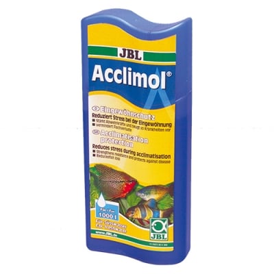 JBL ACCLIMOL 100ML- ПРЕПАРАТ ,НАМАЛЯВАЩ СТРЕСА И ПРОБЛЕМИТЕ ПРИ КЛИМАТИЗАЦИЯ НА АКВАРИУМНИ РИБИ