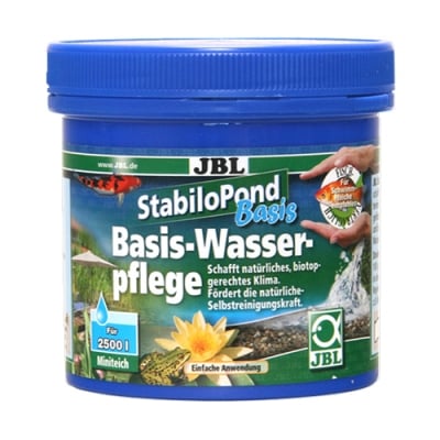 JBL StabiloPond Basis  250g-създава естествена среда, стабилизира КН, GH и pH, 100 гр за 1000 л