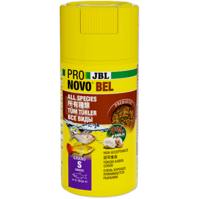 JBL PRONOVOBEL GRANO S 100ML  -Осн. храна гранула S за всички декор. риби 3-10 см