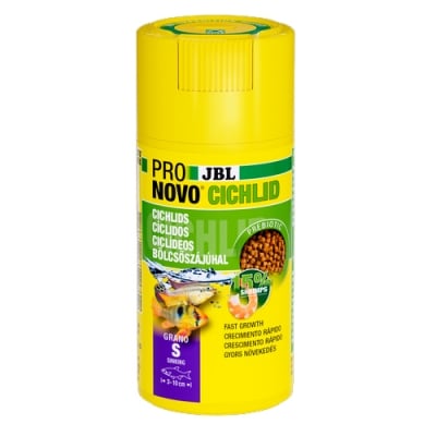 JBL PRONOVO CICHLID GRANO S 100ml  -Осн. храна гранули за малки цихлиди 3 – 10 см