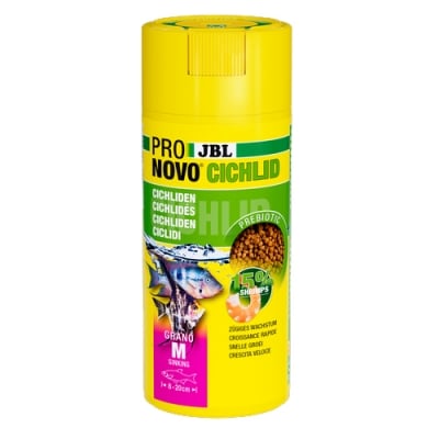 JBL PRONOVO CICHLID GRANO M 250ml - Осн. храна гранули за малки цихлиди 8 - 20 см