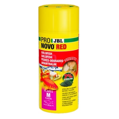 JBL PRONOVO RED FLAKES M 250ml  - Осн.храна люспи, разм. М, за златни рибки 8 - 20 см