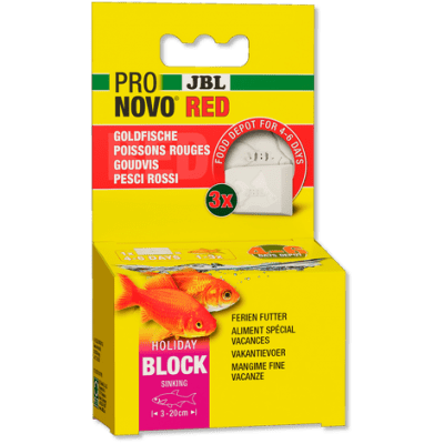 JBL PRONOVO RED HOLIDAY - блокчета, разтварящи се за  4-6 дни - за златни рибки