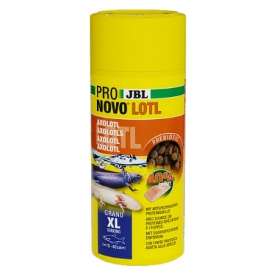 JBL PRONOVO LOTL GRANO XL 250ml   - Основна гранулирана  храна за аксолоти от 15-25 cm