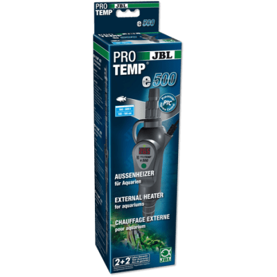 JBL PROTEMP e500 +    -Птоточен външен нагревател за пресноводни аквариуми 160-600 л