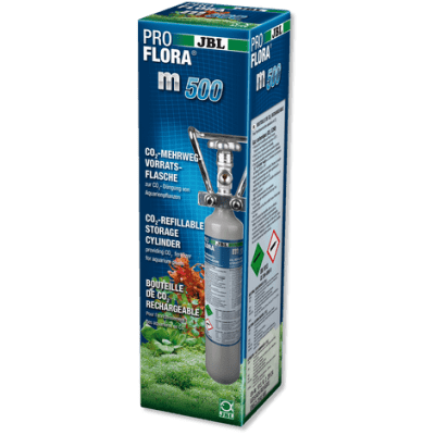 _    JBL ProFlora m500 SILVER (CO2 bottle) -Бутилка за многократна употреба за СО2