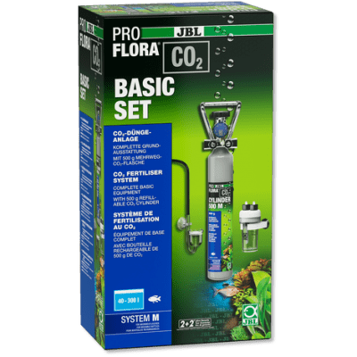 JBL PROFLORA CO2 BASIC SET M + - Инсталация за торене CO2, пълен комплект с бутилка за многократна