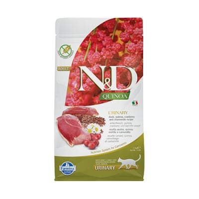 N&D CAT QUINOA URINARY  С ПАТИЦА  1.5 KG
