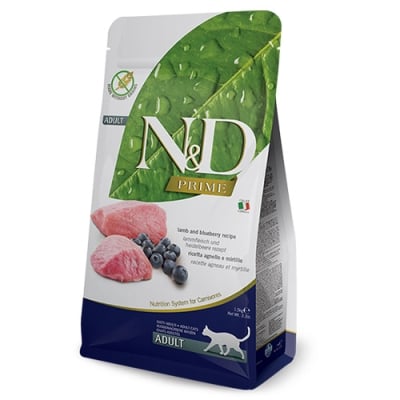 N&D PRIME CAT LAMB&BLUEB ADULT 1.5 KG
