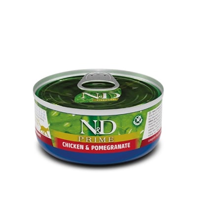 Консерва N&D CAT PRIME CHICKEN&POMEGRANATE 70g.