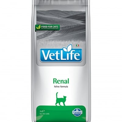 Farmina Vet Life Renal -Лечебна храна за котки с бъбречни проблеми