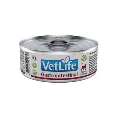  VLN DIET CAT  GASTROINTESTINAL - Пълноценна храна за котки - месни хапки, консерва, 85 гр.