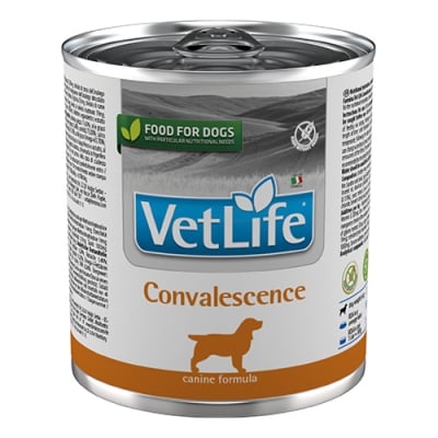  VLN DIET DOG  CONVALESCENCE - Пълноценна храна за кучета - месни хапки, консерва, 300 гр.