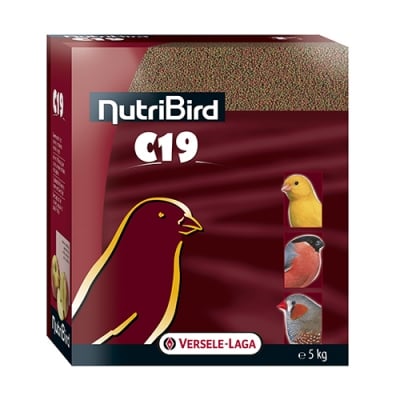 NUTRI BIRD C19 -BREEDING - Пълноценна екструдирана храна за папагали за развъдния сезон - 5 кг.