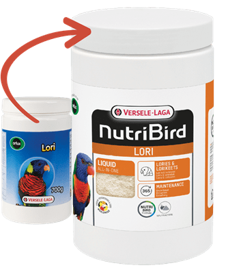 LORI 0.7KG - Пълноценна храна за папагали Лори и канарчета, 700 гр.