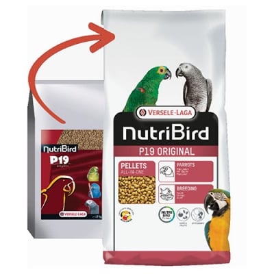 NUTRI BIRD P19 ORIGINAL - Пълноценна екструдирана храна за  ежедневно хранене, 10 кг.