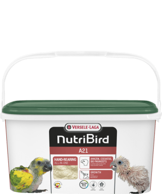 NUTRI BIRD A21 -FOR BABY BIRDS - Храна за ръчно хранене на новоизлюпени големи папагали , 3 кг.