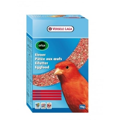 Eggfood Dry Red  CANARY  - Пълноценна суха яйчна храна за червени канари, 1 кг.
