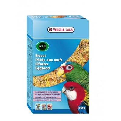 Eggfood dry Large Parakeets and Parrots  - Пълноценна суха яйчна храна за големи папагали, 0800 гр.