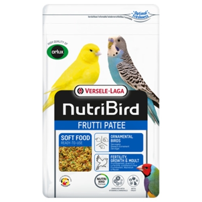 NutriBird FRUTTI PATEE - Енергийна храна за канари, финки и малки папагали, 1 кг.