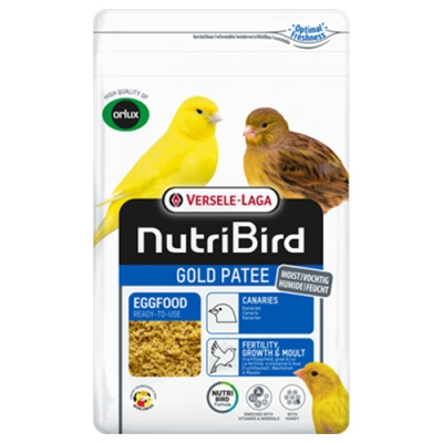 424013 NutriBird GOLD PATEE  YELLOW CANARIES 1KG -МЕКА ЯЙЧНА ХРАНА ЗА ЖЪЛТИ КАНАРИ