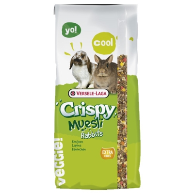 CRISPY MUESLI RABBIT 10KG  - пълноценна храна за декоративни зайци