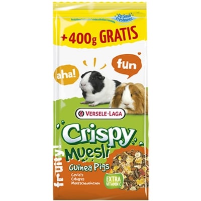 PROMO CRISPY MUESLI - GUINEA PIGS/ CAVIA CRISPY - Пълноценна храна за морски свинчета, (2.750 + 0.400)-3.150 кг.